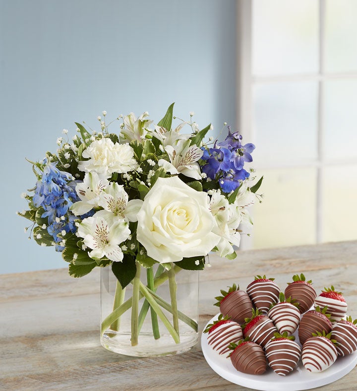 1-800-Flowers Flower Delivery Wonderful Wishes W/ Strawberries Small