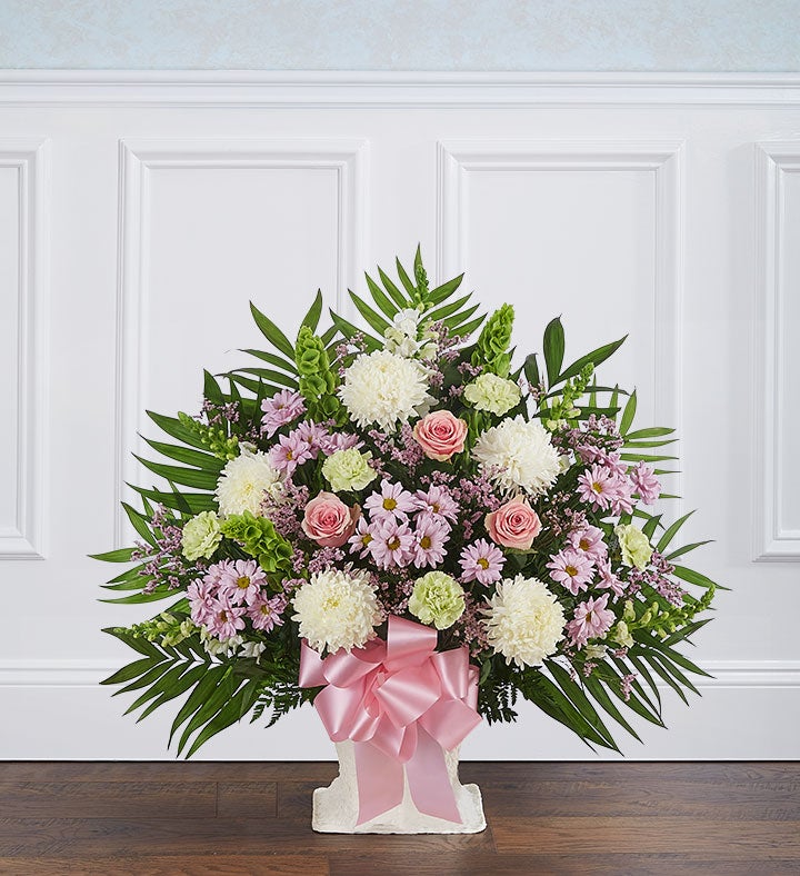 Heartfelt Tribute™ Floor Basket- Pastel