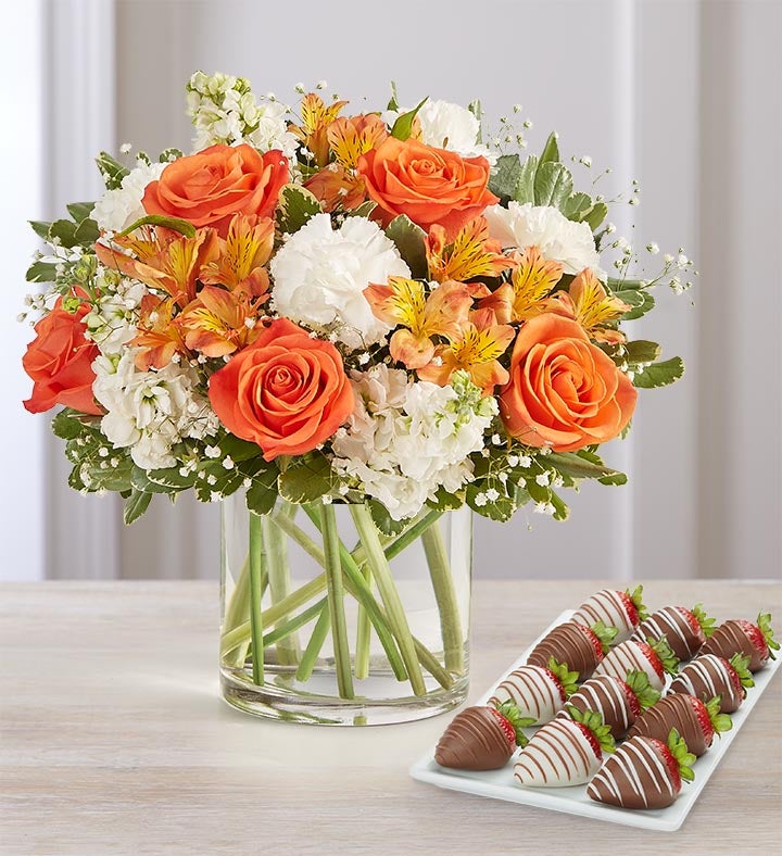 Sweet Citrus™ Bouquet with Strawberries