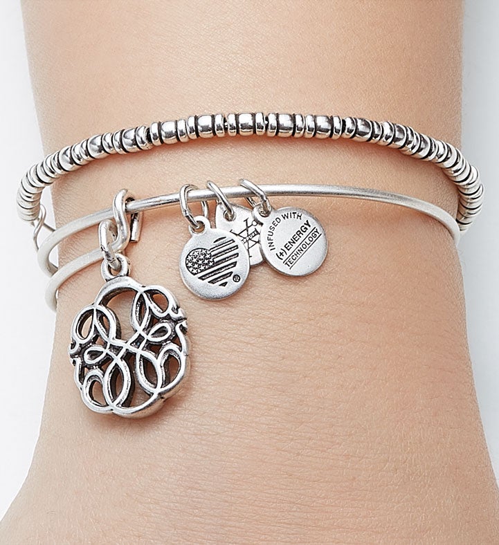 Amazon.com: Alex and Ani Occasions Expandable Bangle for Women, Fabulous 50  Charm, Shiny Silver Finish, 2 to 3.5 in, One-Size (A21EBFAB50SS): Clothing,  Shoes & Jewelry