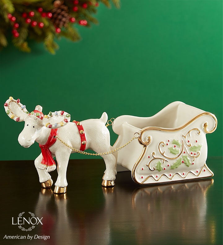 Lenox® Merry Moose Candy Dish