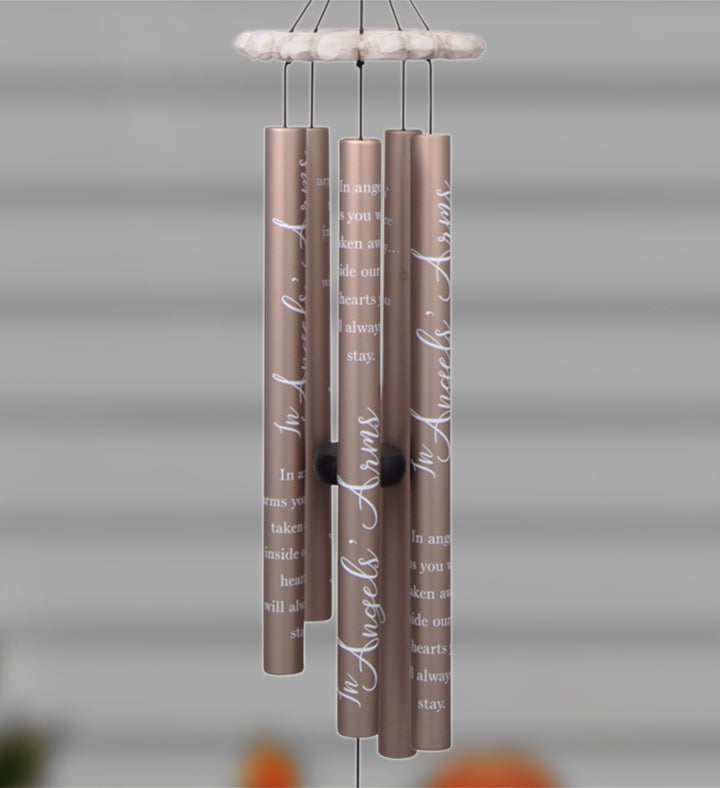 In Angel’s Arms Wind Chime -35"