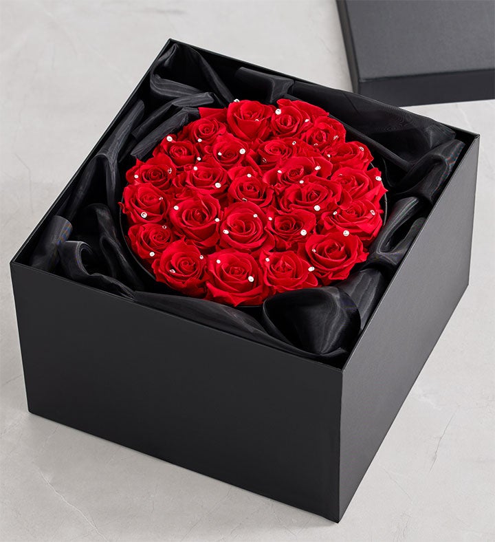 Magnificent Roses® Preserved Sparkle Red Roses