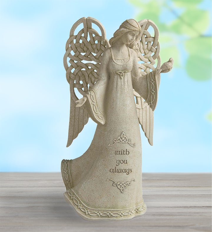 With You Always Angel Statue