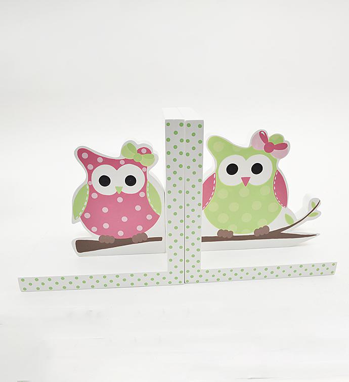 Owl Wood Bookends