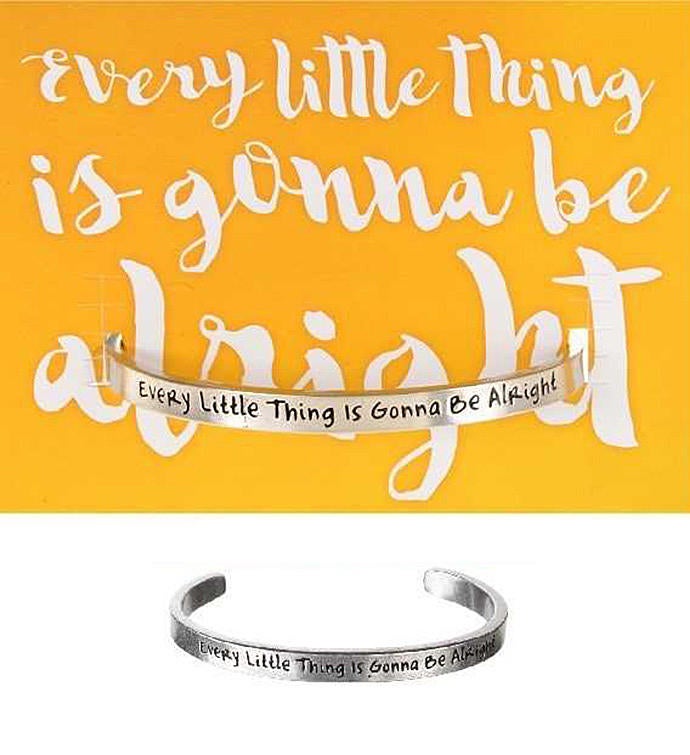 Every Little Thing Quotable Cuff Bracelet