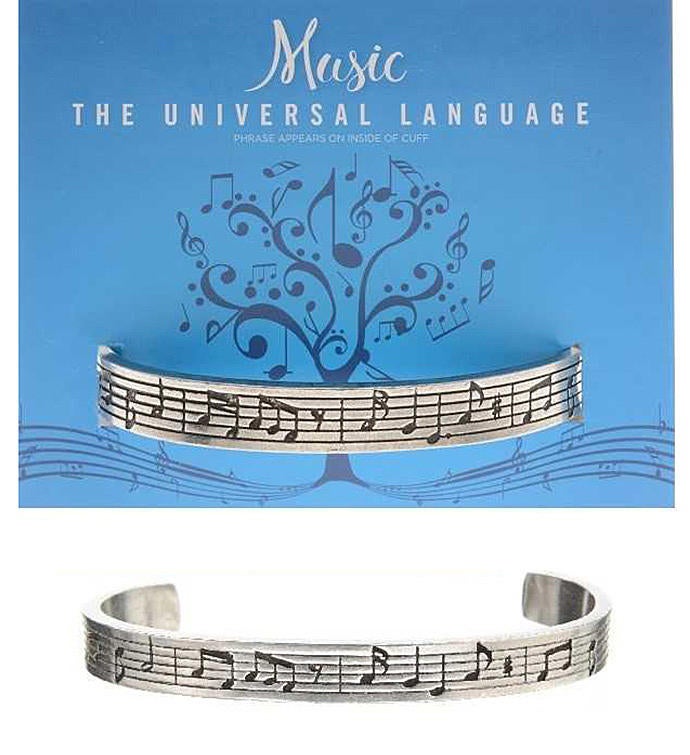 Music notes "Music The Universal Language"