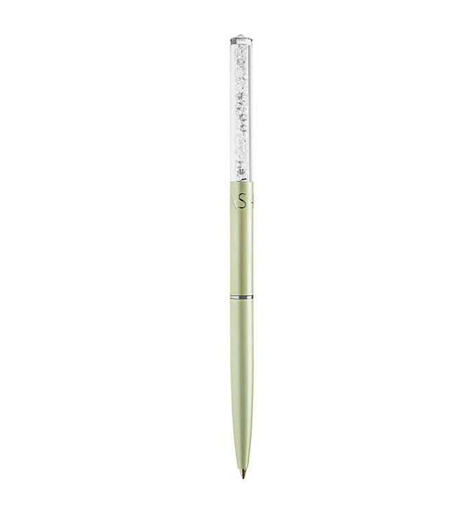 Ballpoint Pen with Miniature Crystalline Top