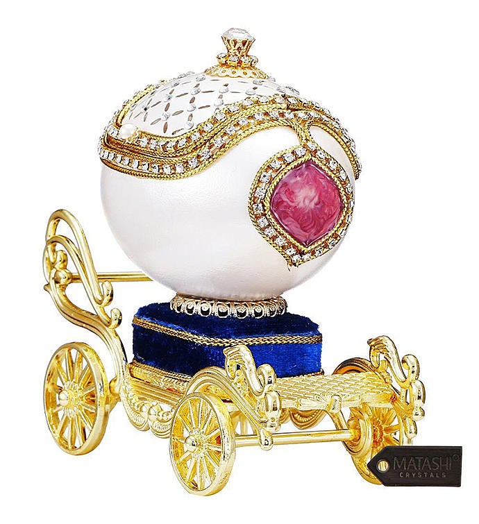 Princess Carriage Trinket Music Box “Swan Lake”