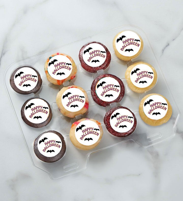 12 24 Mini Happy Halloween Cupcakes