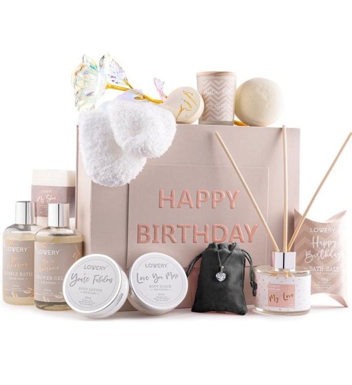 Happy Birthday Gifts for Women - Spa Gift Basket for Women, Best