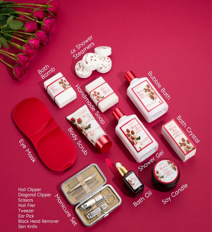 Red Rose Spa Gift Set