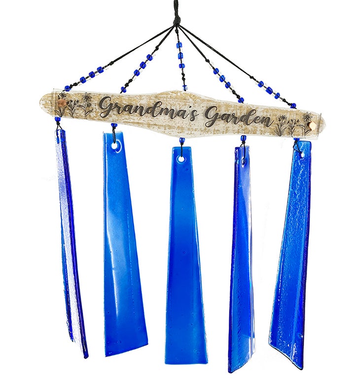 Grandma's Garden Suncatcher Wind Chime Gift Set