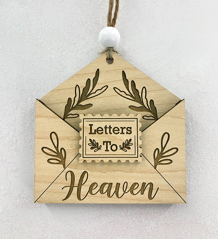 Letters To Heaven Remembrance Envelope Ornament
