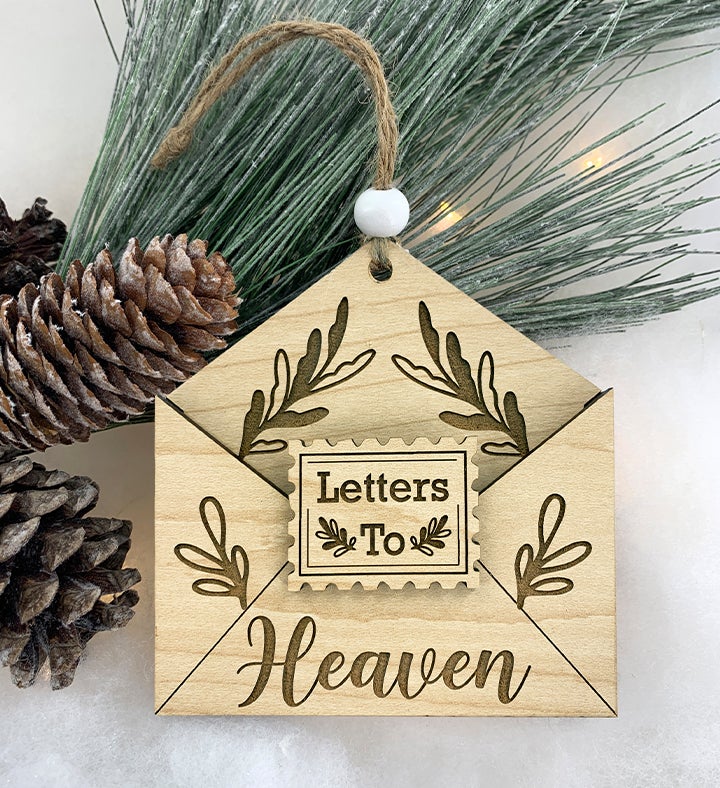 Letters To Heaven Remembrance Envelope Ornament