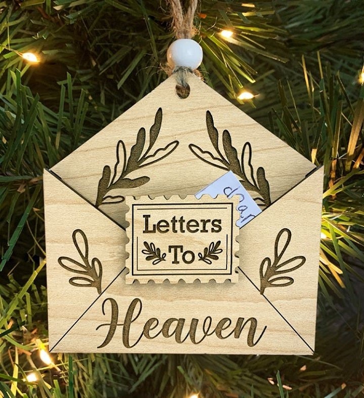 Kids Letters To Santa Holiday Envelope Ornament