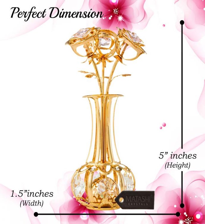 Rose Bouquet & Vase