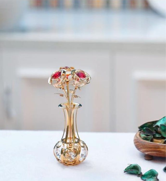 Rose Bouquet & Vase