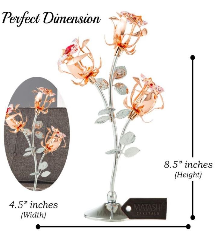 Rose Flower Tabletop Ornament