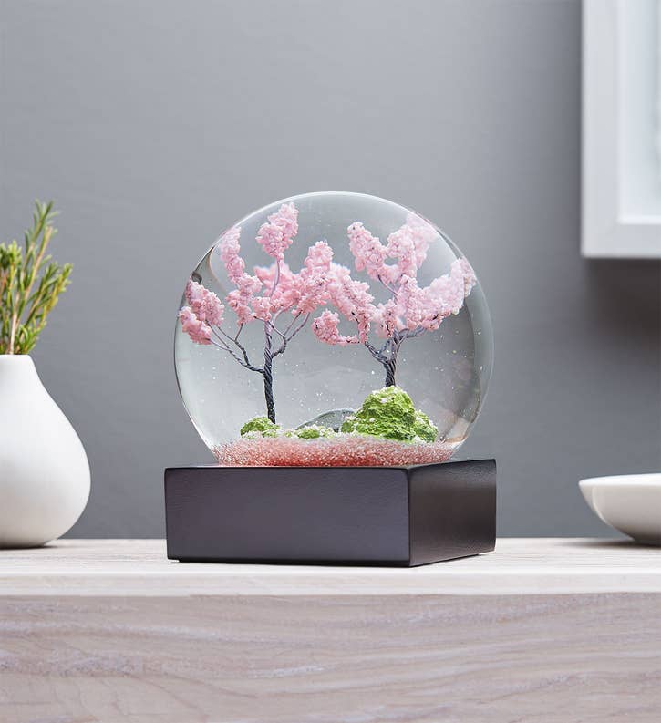 Cherry Blossom Snow Globe