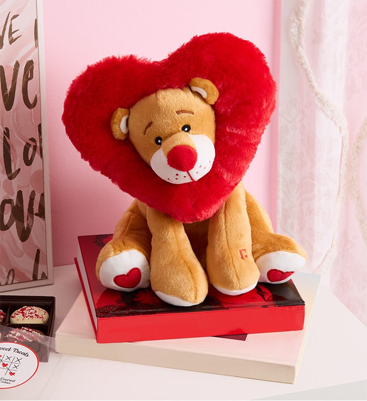 Lion Heart Animated Plush With Sweet Treats