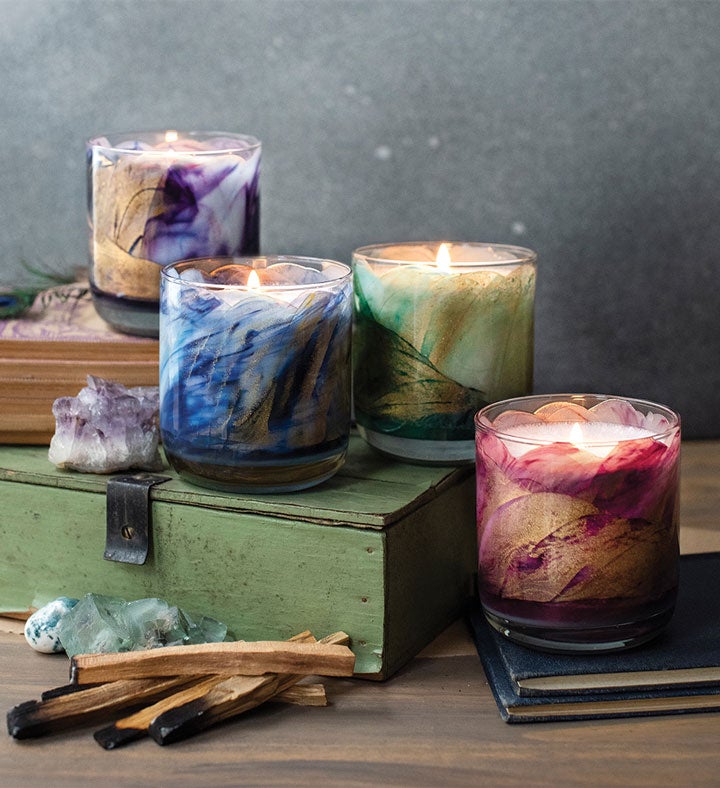 Northern Lights  Meditation Candles