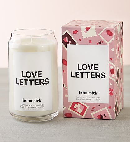 Letters Candle by Homesick