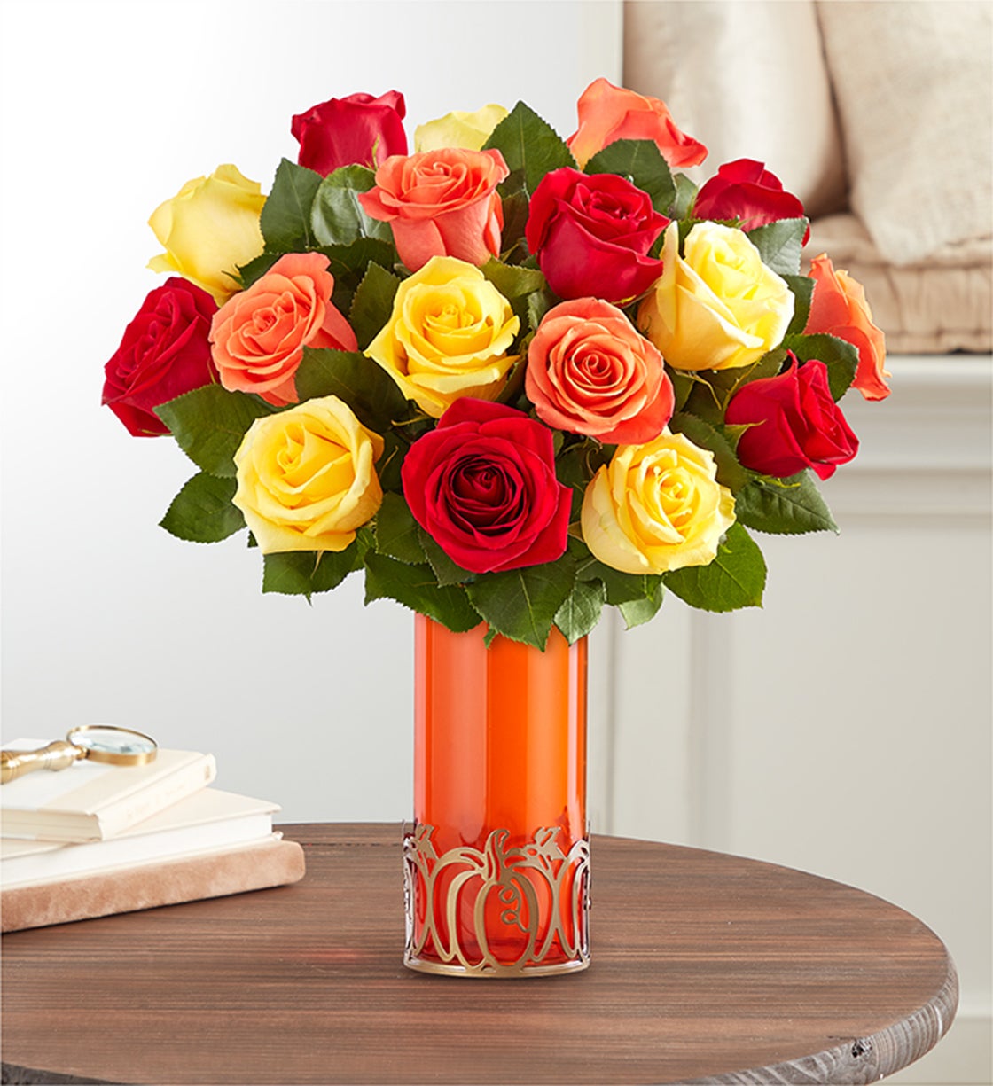 Joyful Harvest Rose Bouquet