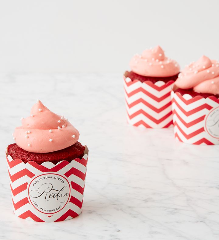 Pink Velvet Cupcakes DIY Baking Kit