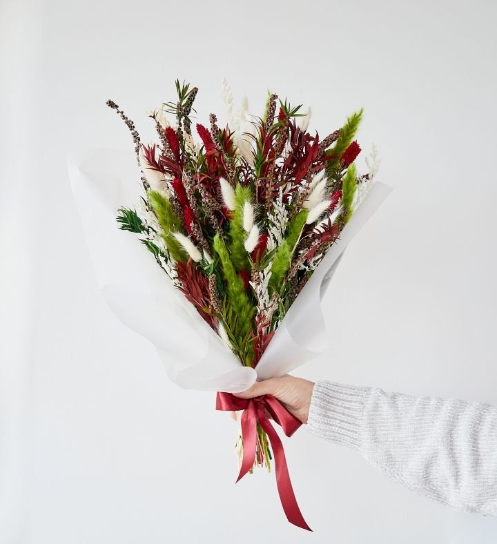 Festive Dried Floral Bouquet