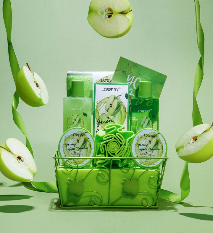 Refreshing Green Apple Basket