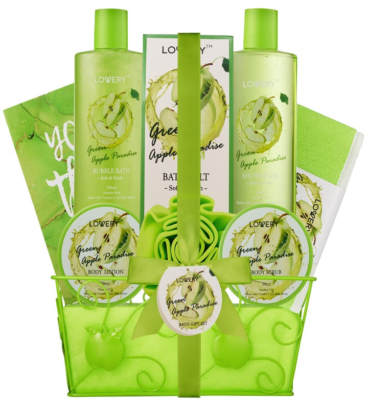 Refreshing Green Apple Basket