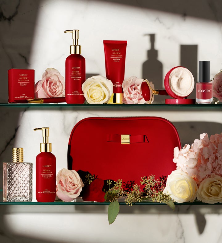 Luxury Japanese Cherry Blossom Bath & Body Kit