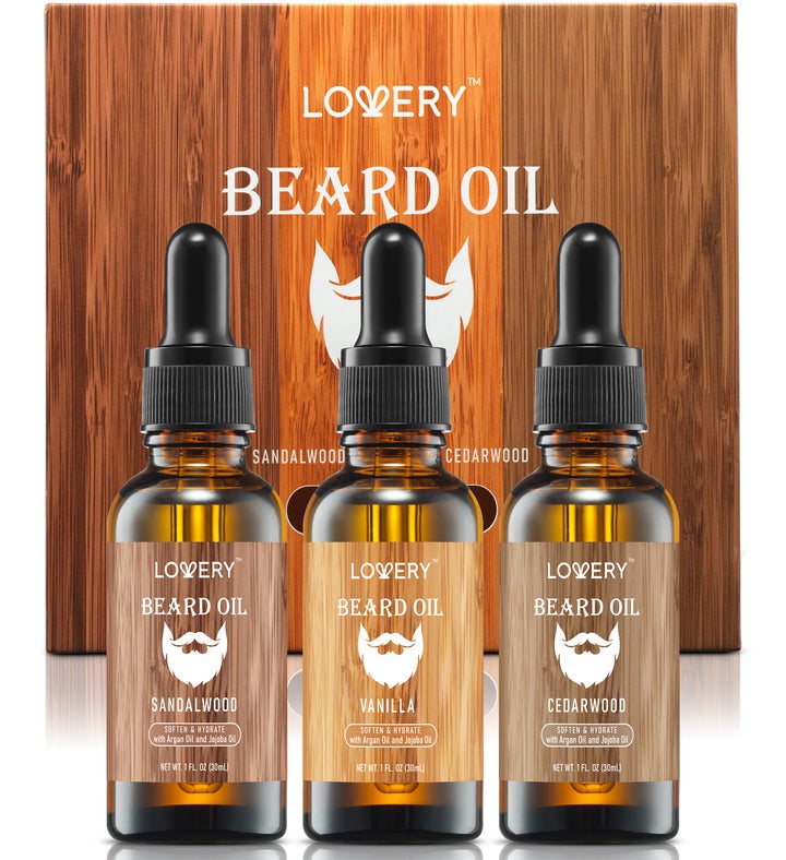 Mens Beard Oil Gift Set 3pc Argan And Jojoba 1800flowers