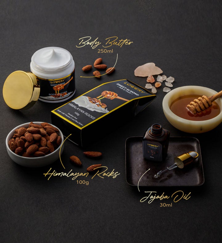 Sweer Almond Bath & Body Gift Box - 10 Pc