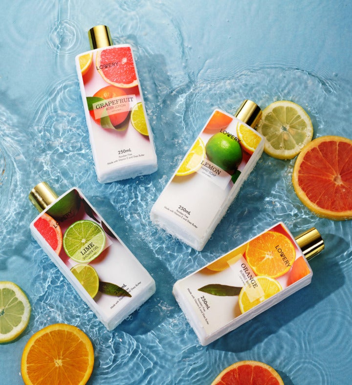 Bath Gift Baskets For Men   Citrus Spa Set
