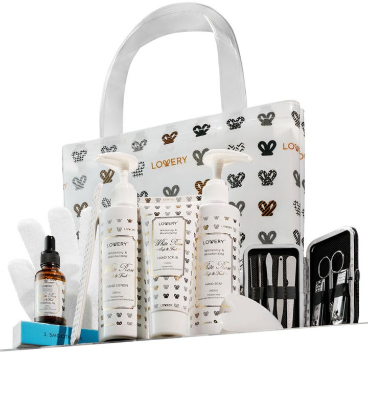 Hand Cream Gift Set With Gua Sha Facial Tools