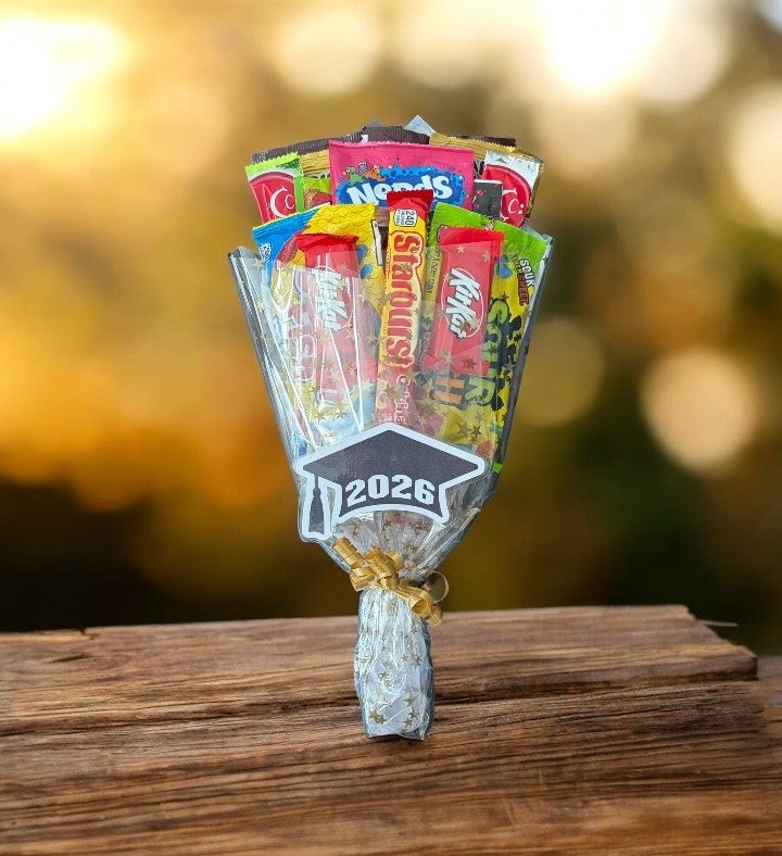 Graduation Candy Bouquet   Chocolate & Candy Mix