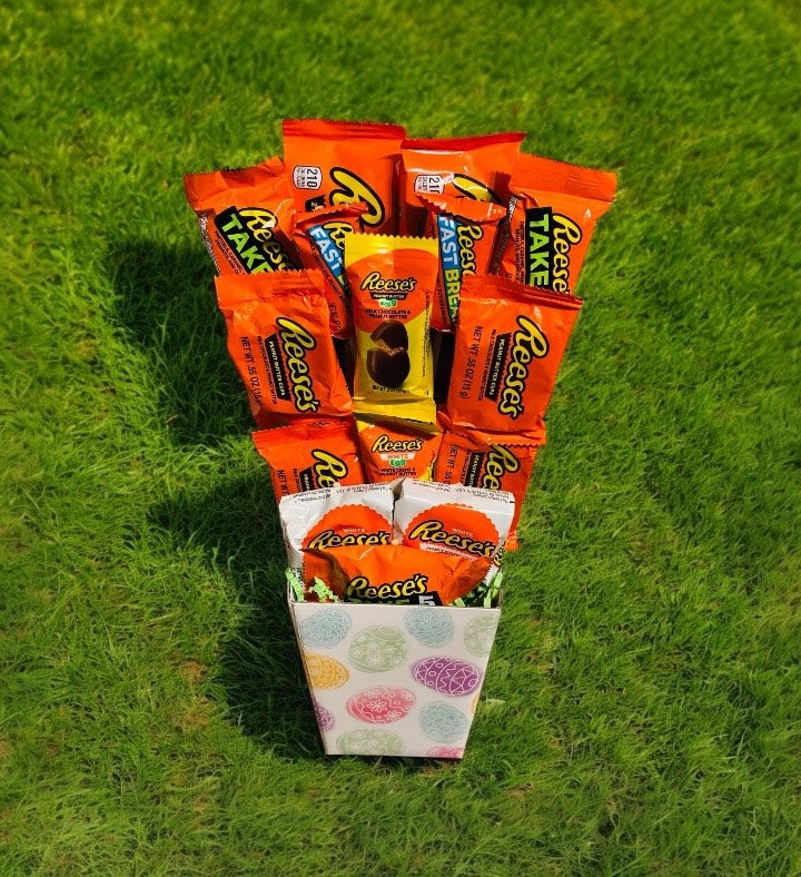 Easter Peanut Butter Candy Bouquet