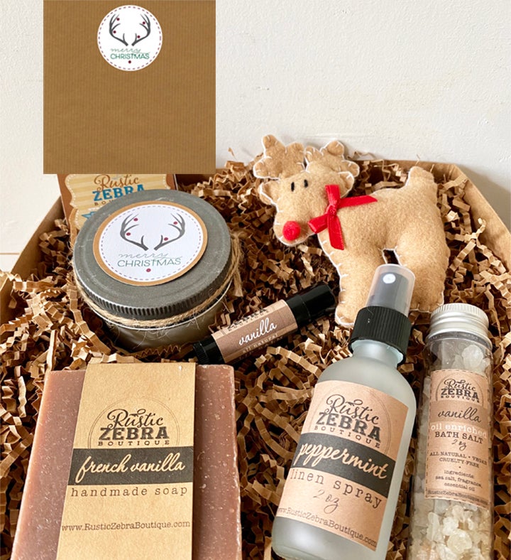 Merry Christmas Antlers Gift Box