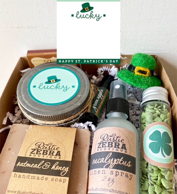 Lucky St Patricks Day Gift Box