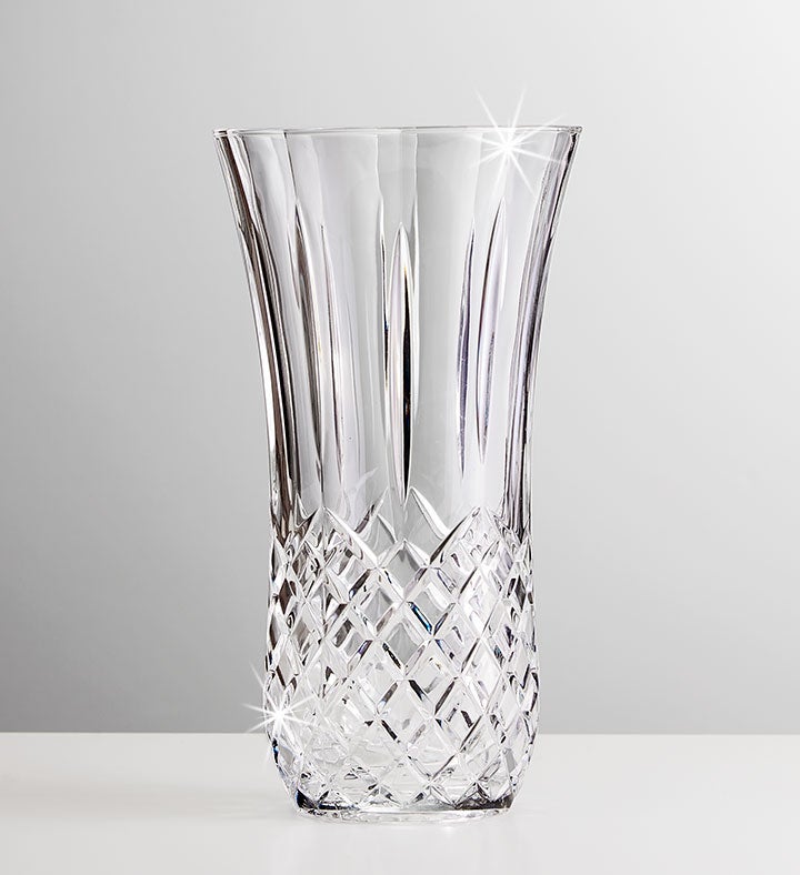 Two Dozen Assorted Roses with Luxury Posh™ Vase | 1800Flowers