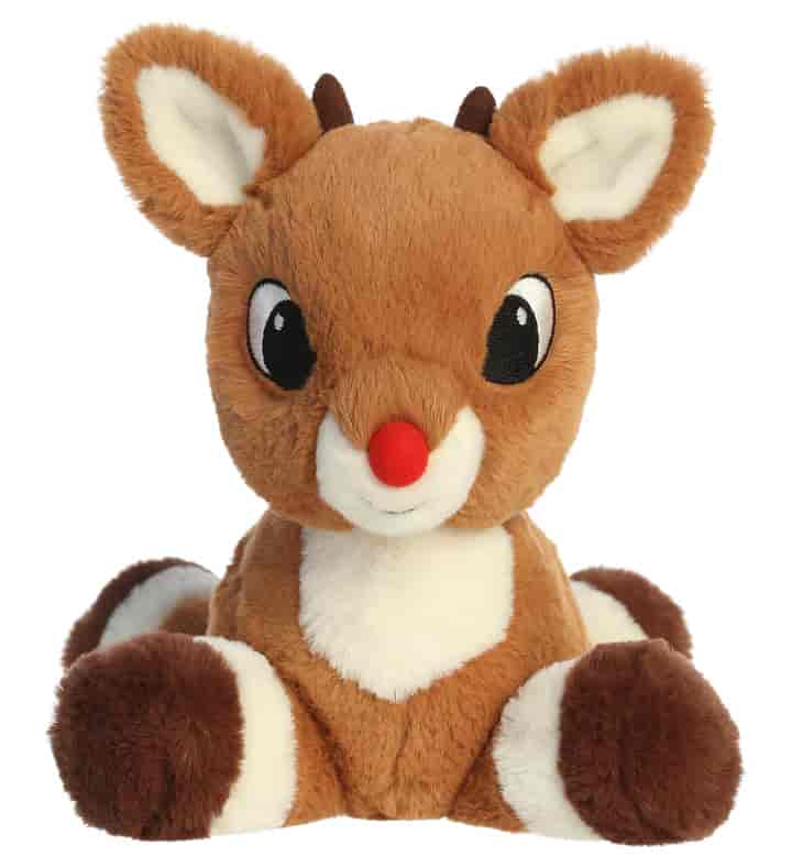 12" Rudolph Laying