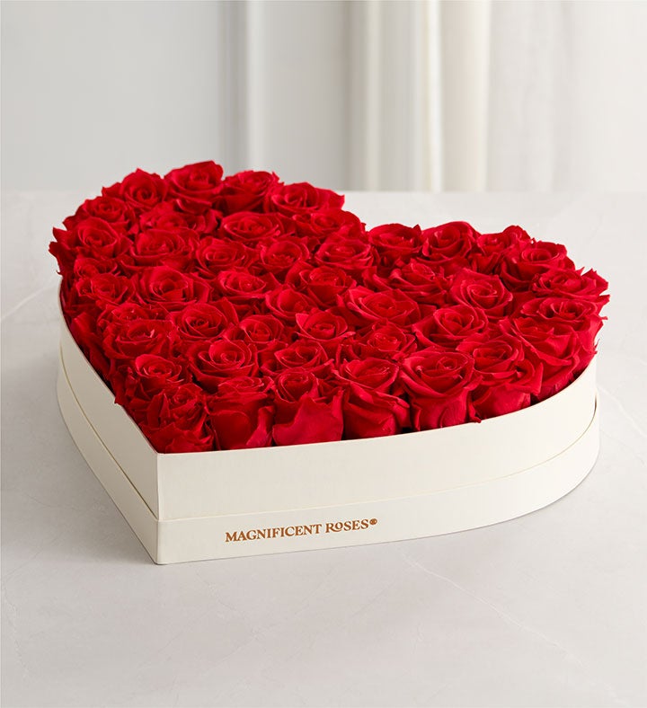 Magnificent Roses® Premier Preserved Luxury Heart