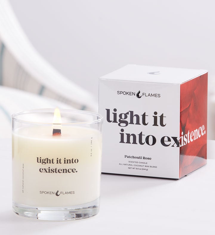 Light it into Existence Candle by Spoken Flames