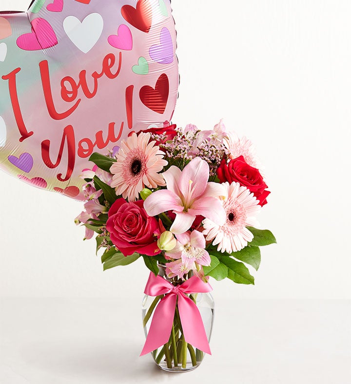 Fields of Europe® Romance with Jumbo Love Balloon