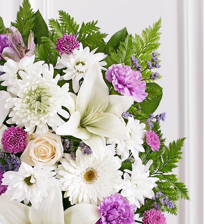 Sentimental Solace Wreath™   Lavender & White
