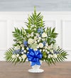 Tranquility Floor Basket™ - Blue & White