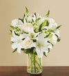 Classic All White Arrangement™ for Sympathy