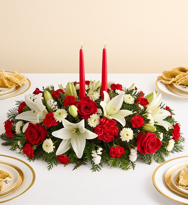 Traditional Christmas Centerpiece
